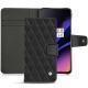 レザーケース OnePlus 6T - Noir - Couture ( Nappa - Black ) 