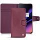 Custodia in pelle OnePlus 6T - Prune vintage ( Pantone 512C ) 