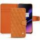 レザーケース OnePlus 6T - Mandarine vintage - Couture