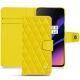 Lederschutzhülle OnePlus 6T - Jaune fluo - Couture