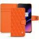 Lederschutzhülle OnePlus 6T - Orange fluo - Couture