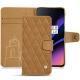 レザーケース OnePlus 6T - Castan esparciate - Couture