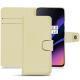 OnePlus 6T leather case - Beige PU