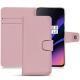 OnePlus 6T leather case - Rose PU