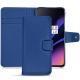 Housse cuir OnePlus 6T - Bleu océan PU