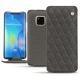 Custodia in pelle Huawei Mate 20 Pro - Anthracite - Couture ( Pantone 424C ) 