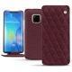 Capa em pele Huawei Mate 20 Pro - Lie de vin - Couture ( Pantone 5115C ) 