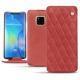 Housse cuir Huawei Mate 20 Pro - Cerise vintage - Couture