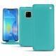 Housse cuir Huawei Mate 20 Pro - Bleu fluo