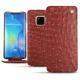 Huawei Mate 20 Pro leather case - Autruche ciliegia