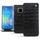 Huawei Mate 20 Pro leather case - Crocodile nero