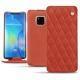 Housse cuir Huawei Mate 20 Pro - Arange clouquié - Couture