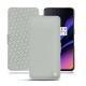 Housse cuir OnePlus 6T - Gris ( Nappa - Pantone W428C ) 