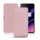 OnePlus 6T leather case - Rose ( Nappa - Pantone 2365C ) 