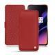 Housse cuir OnePlus 6T - Rouge ( Nappa - Pantone 199C ) 
