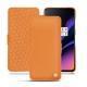 OnePlus 6T leather case - Orange ( Nappa - Pantone 1495U ) 