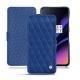 Funda de piel OnePlus 6T - Bleu océan - Couture ( Nappa - Pantone 293C ) 