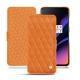 レザーケース OnePlus 6T - Orange - Couture ( Nappa - Pantone 1495U ) 
