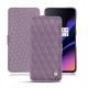 Funda de piel OnePlus 6T - Lilas - Couture ( Nappa - Pantone 2645U ) 
