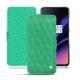 OnePlus 6T leather case - Menthe vintage - Couture