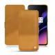 OnePlus 6T leather case - Or Maïa ( Pantone 871C ) 