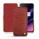 Funda de piel OnePlus 6T - Autruche ciliegia