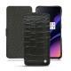 レザーケース OnePlus 6T - Crocodile nero