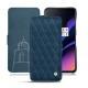 Housse cuir OnePlus 6T - Blu mediterran - Couture