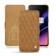Capa em pele OnePlus 6T - Castan esparciate - Couture