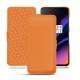 OnePlus 6T leather case - Orange PU