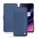 OnePlus 6T leather case - Bleu frisson