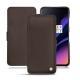 OnePlus 6T leather case - Marron envoûtant