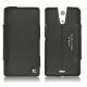 Housse cuir Sony Xperia ZR - Noir ( Nappa - Black ) 