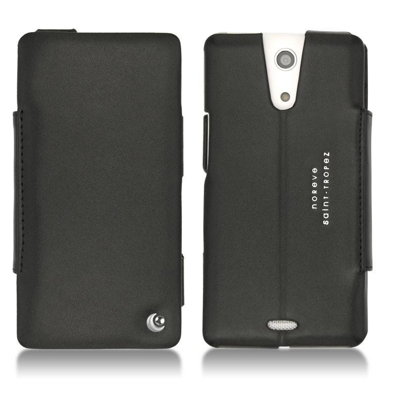 硬质真皮保护套 Sony Xperia ZR - Noir ( Nappa - Black ) 