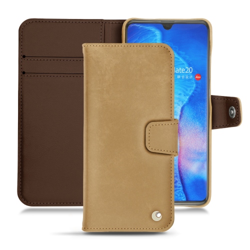 Huawei Mate 20 leather covers and casesSable vintage ( Pantone #9b7340 ) 