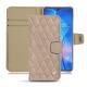 Housse cuir Huawei Mate 20 - Taupe vintage - Couture