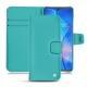 Capa em pele Huawei Mate 20 - Bleu fluo