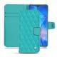 Custodia in pelle Huawei Mate 20 - Bleu fluo - Couture