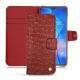 Capa em pele Huawei Mate 20 - Autruche ciliegia