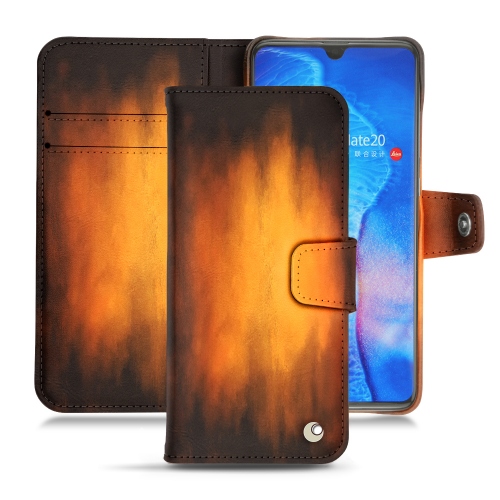 가죽 커버 Huawei Mate 20Fauve Patine