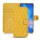 Housse cuir Huawei Mate 20 - Jaune soulèu - Couture