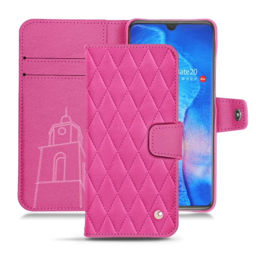 Huawei Mate 20 leather covers and casesRose BB - Couture ( Pantone #DB599F )