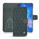 Housse cuir Huawei Mate 20 - Blu marino - Couture