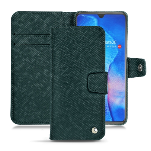 Funda de piel Huawei Mate 20Vert séduisant ( Pantone #1d3c34 ) 