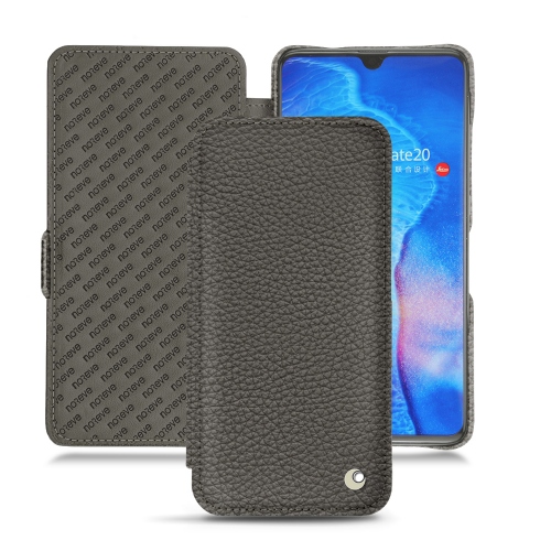 Capa em pele Huawei Mate 20Anthracite ( Pantone #41403c ) 