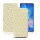 Housse cuir Huawei Mate 20 - Ivoire - Couture ( Sleek P C12 - White ) 