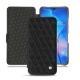 Housse cuir Huawei Mate 20 - Ebène - Couture ( Sleek P C12 - Black ) 