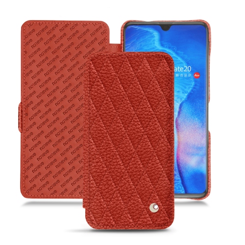 Custodia in pelle Huawei Mate 20Papaye - Couture ( Pantone #b54317 ) 