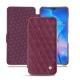 Capa em pele Huawei Mate 20 - Prune vintage - Couture