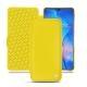 Housse cuir Huawei Mate 20 - Jaune fluo